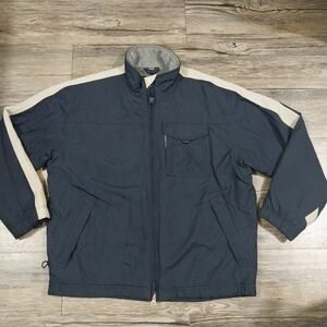 Abercrombie and Fitch Weather Performance Winter Coat Jacket Womens L Blue Warm